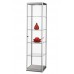 Vitrine 200x50x50cm zilver 50ZG200